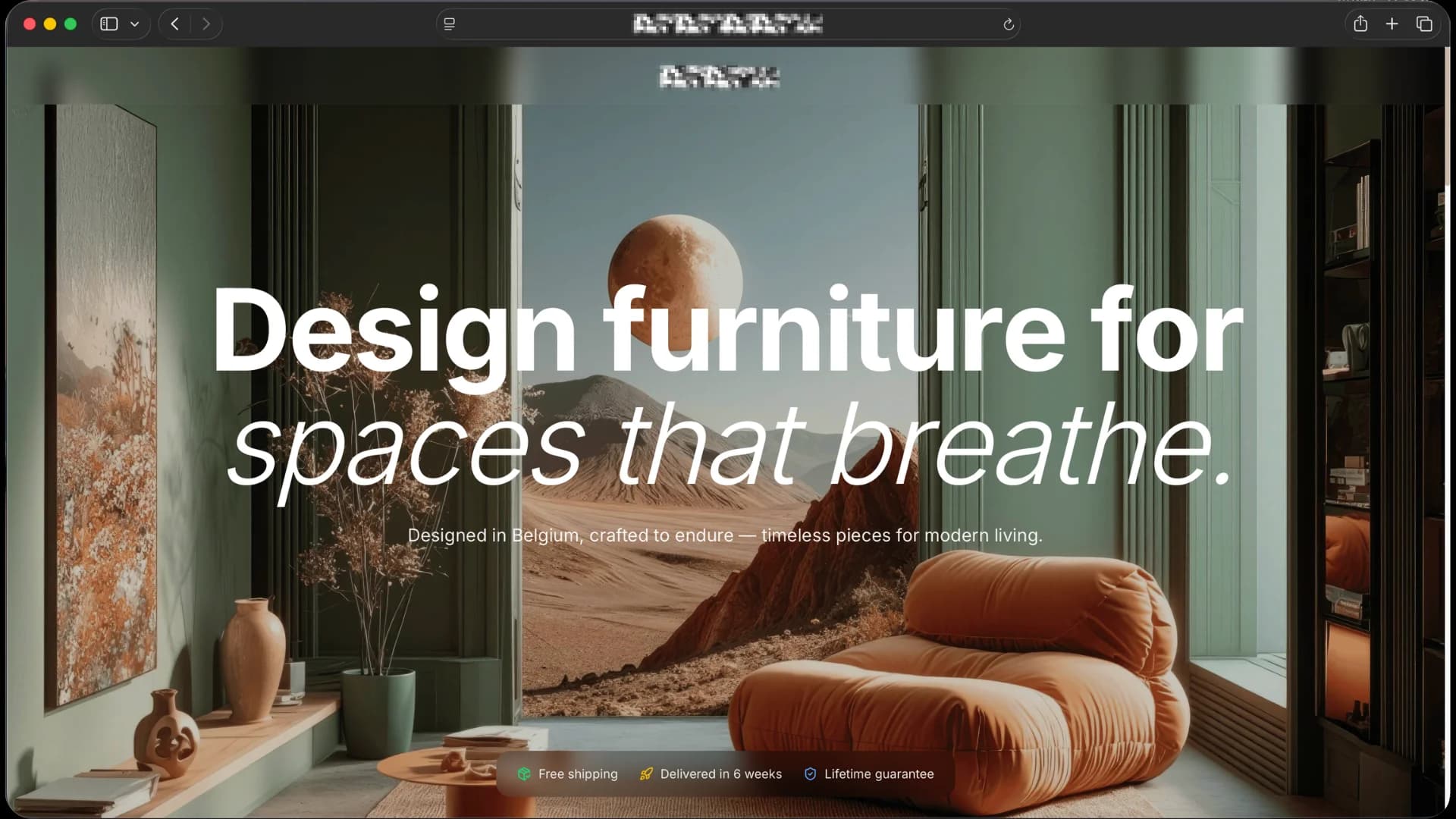 Custom Furniture Ecom - Изграждане на уебсайт